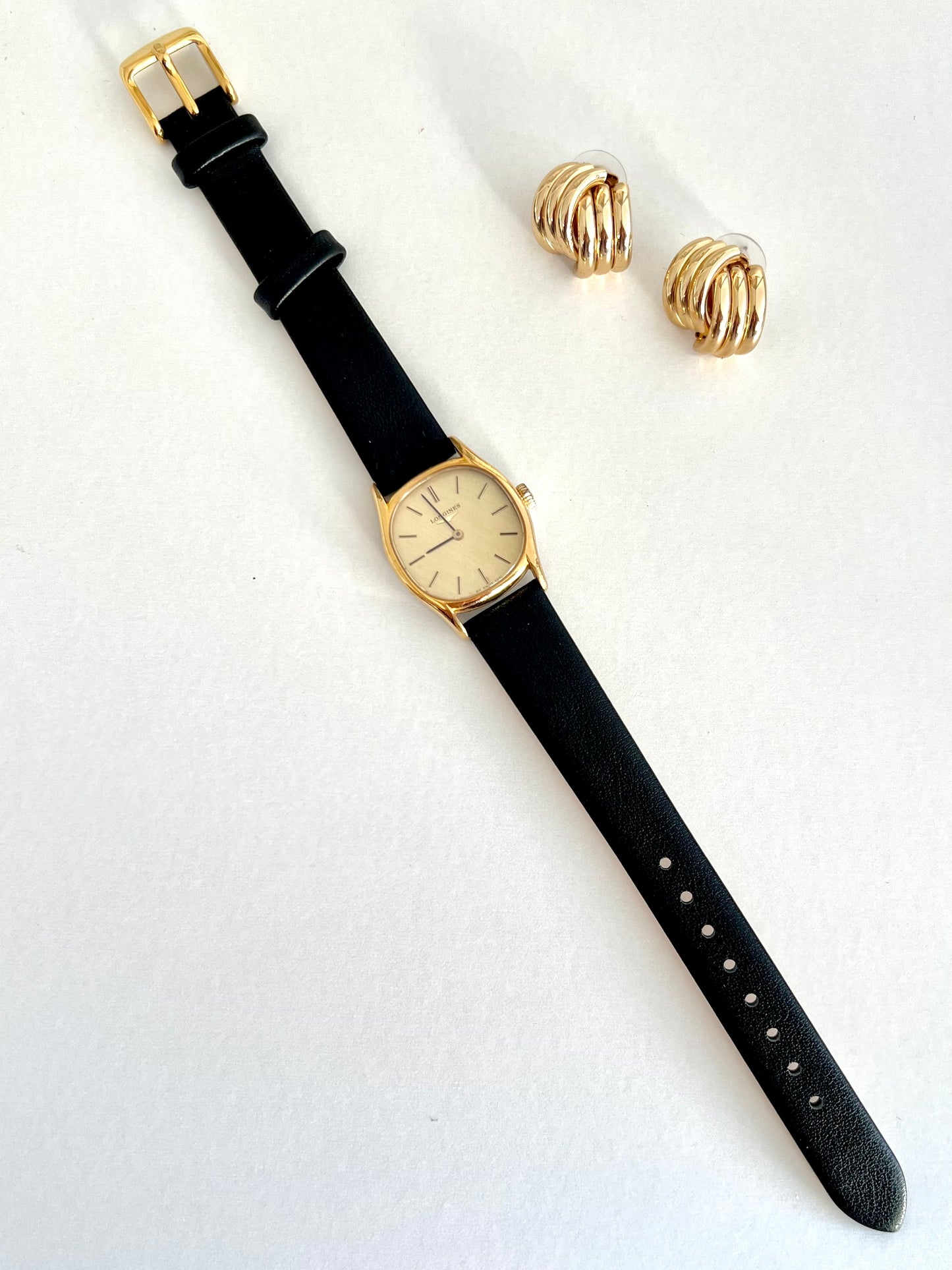 Longines Gold Tone Cushion Case Women’s Watch