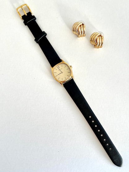 Longines Gold Tone Cushion Case Women’s Watch