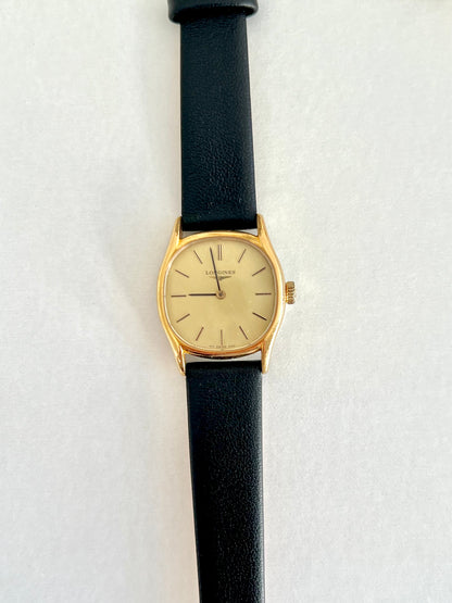 Longines Gold Tone Cushion Case Women’s Watch
