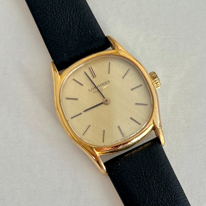 Longines Gold Tone Cushion Case Women’s Watch