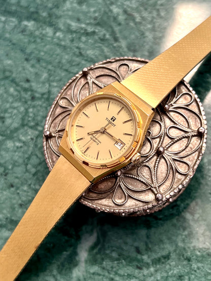 Tissot Seastar Gold Tone Woman's Watch
