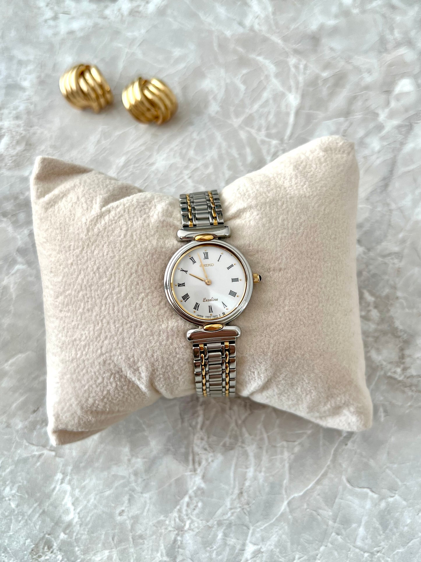 Seiko Exceline Two Tone Roman Dial Women’s Watch