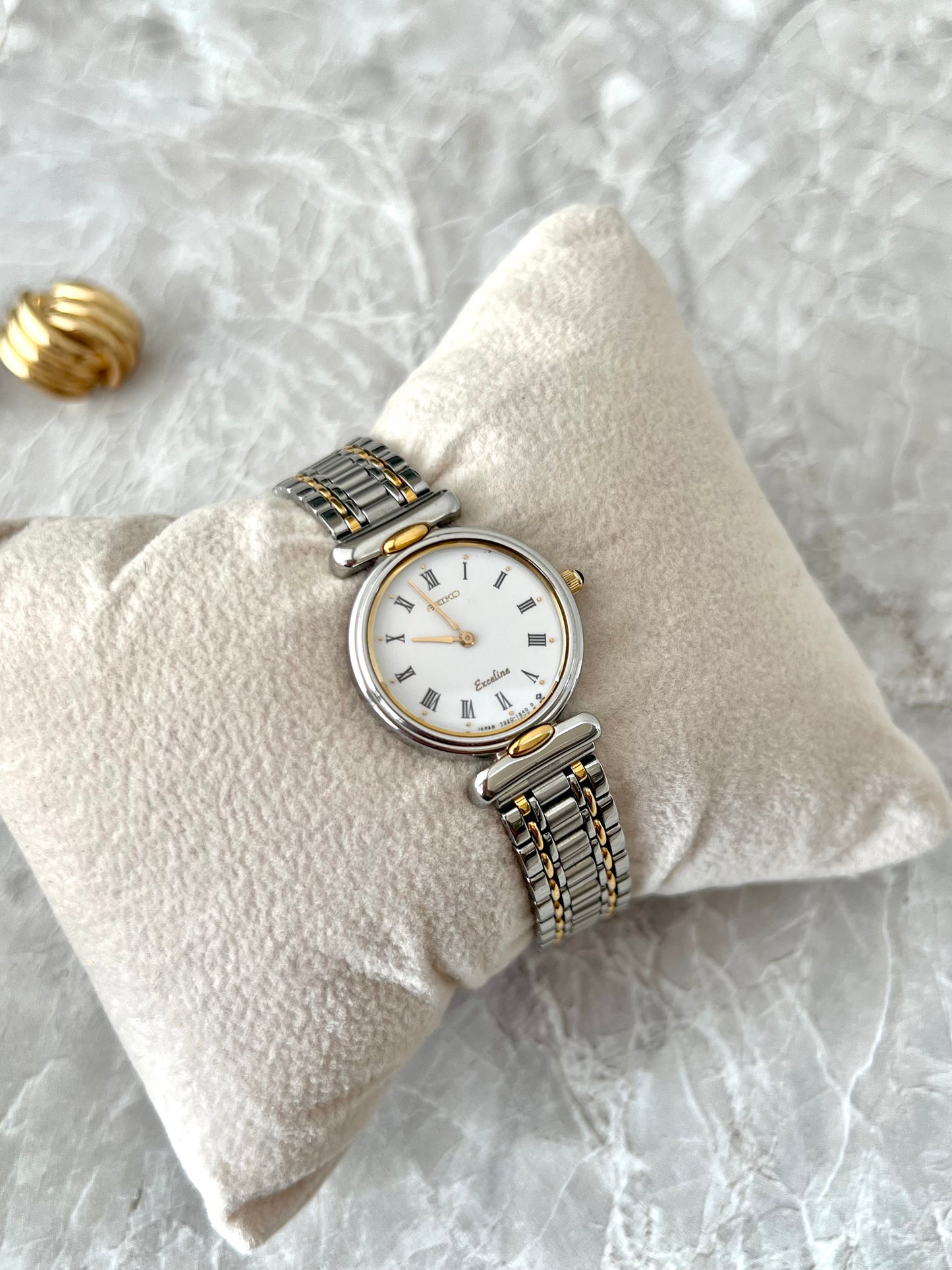 Seiko Exceline Two Tone Roman Dial Women’s Watch