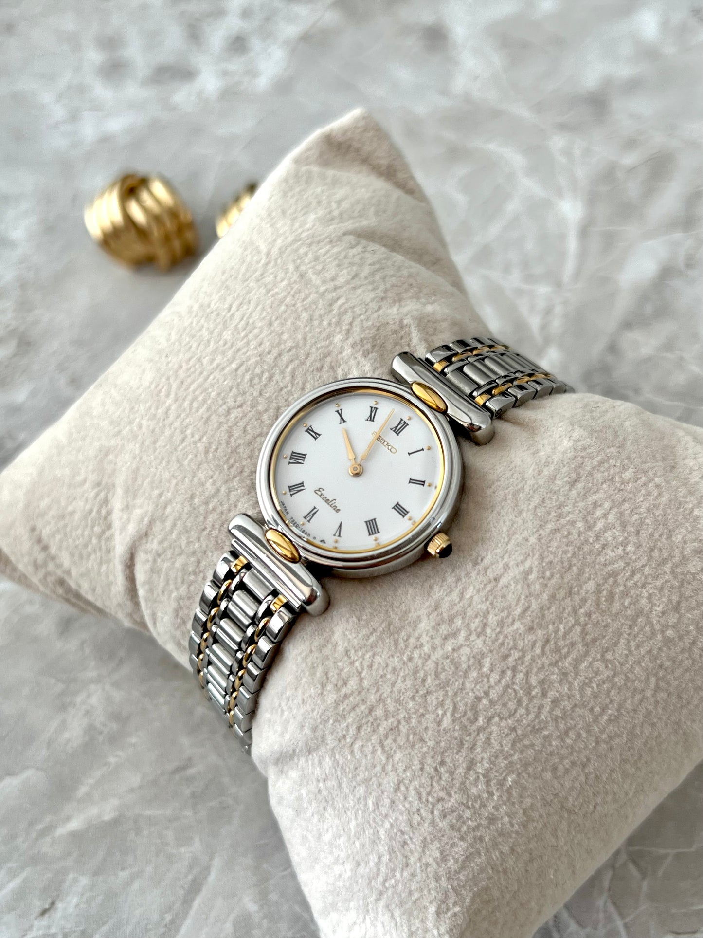 Seiko Exceline Two Tone Roman Dial Women’s Watch