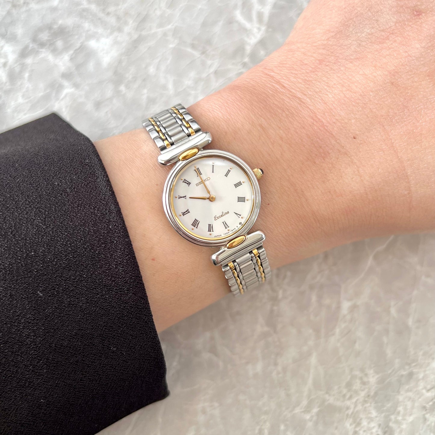 Seiko Exceline Two Tone Roman Dial Women’s Watch