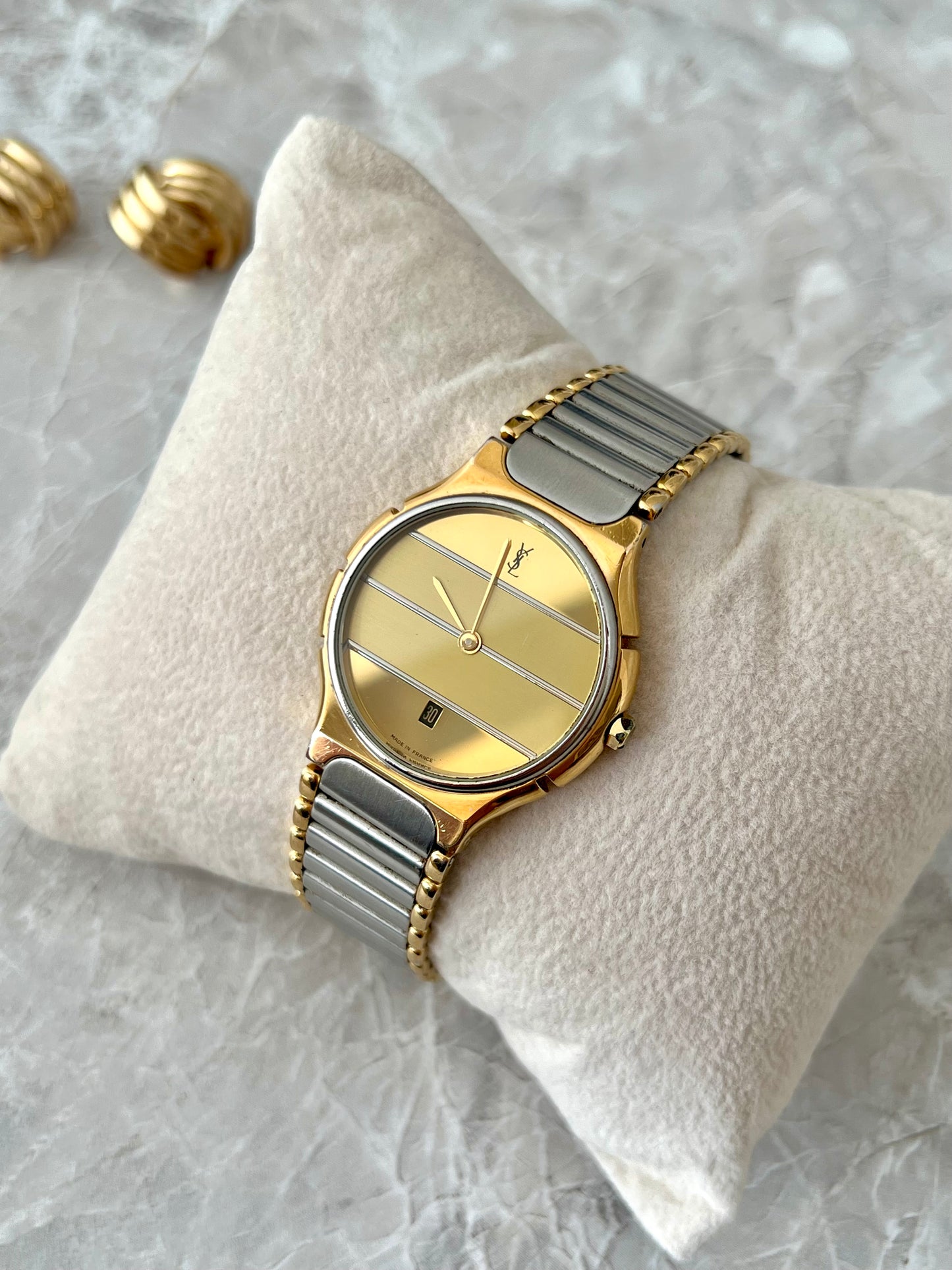 Yves Saint Laurent Polo Style Date Women’s Watch