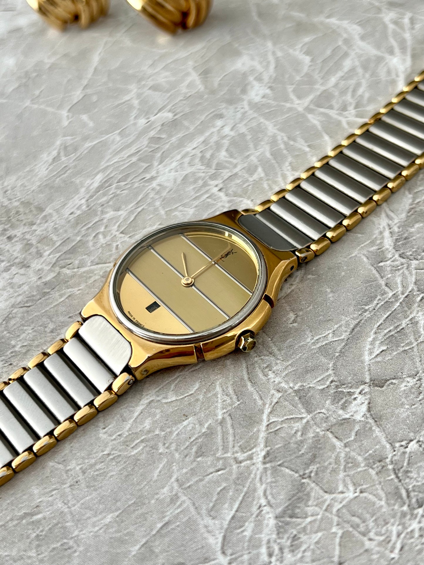 Yves Saint Laurent Polo Style Date Women’s Watch