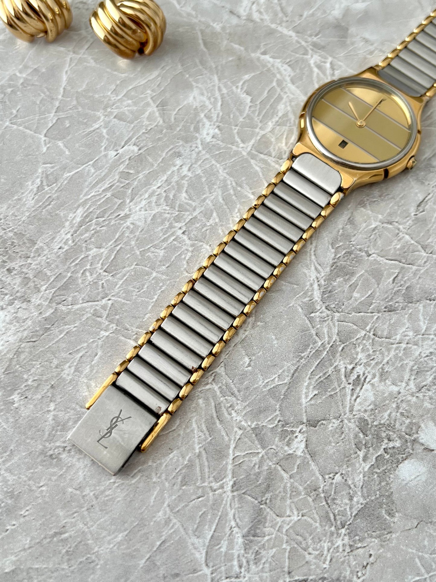 Yves Saint Laurent Polo Style Date Women’s Watch