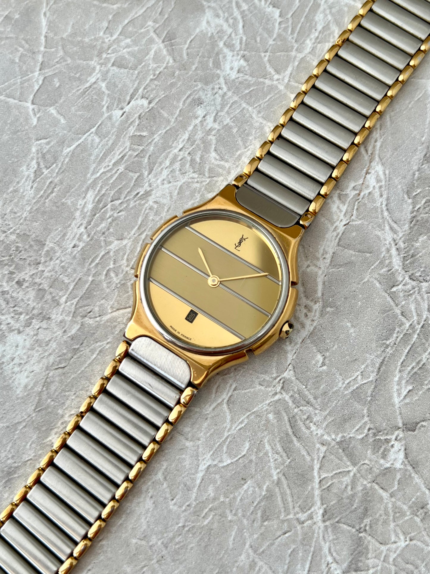 Yves Saint Laurent Polo Style Date Women’s Watch