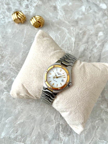 Longines Conquest Two Tone Women’s Watch with Roman Bezel
