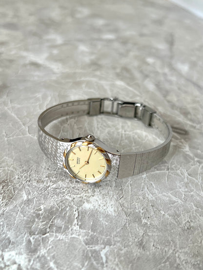 Seiko Two Tone Textured Bracelet Women’s Watch
