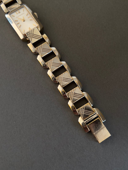 Burberry Tank Woman' Watch with Linked Bracelet