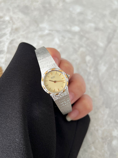 Seiko Two Tone Textured Bracelet Women’s Watch