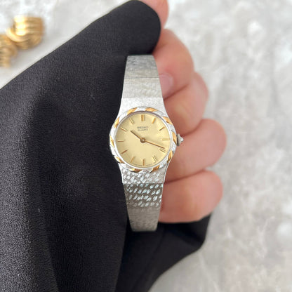 Seiko Two Tone Textured Bracelet Women’s Watch