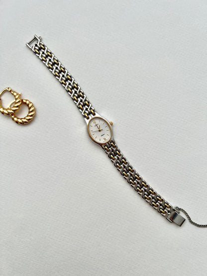 Seiko Belfina Two Tone Bracelet Style Women’s Watch