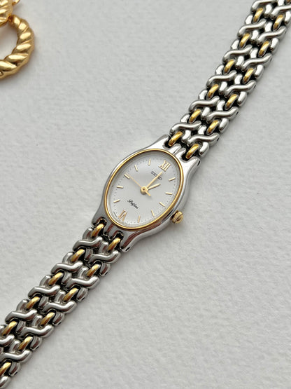 Seiko Belfina Two Tone Bracelet Style Women’s Watch