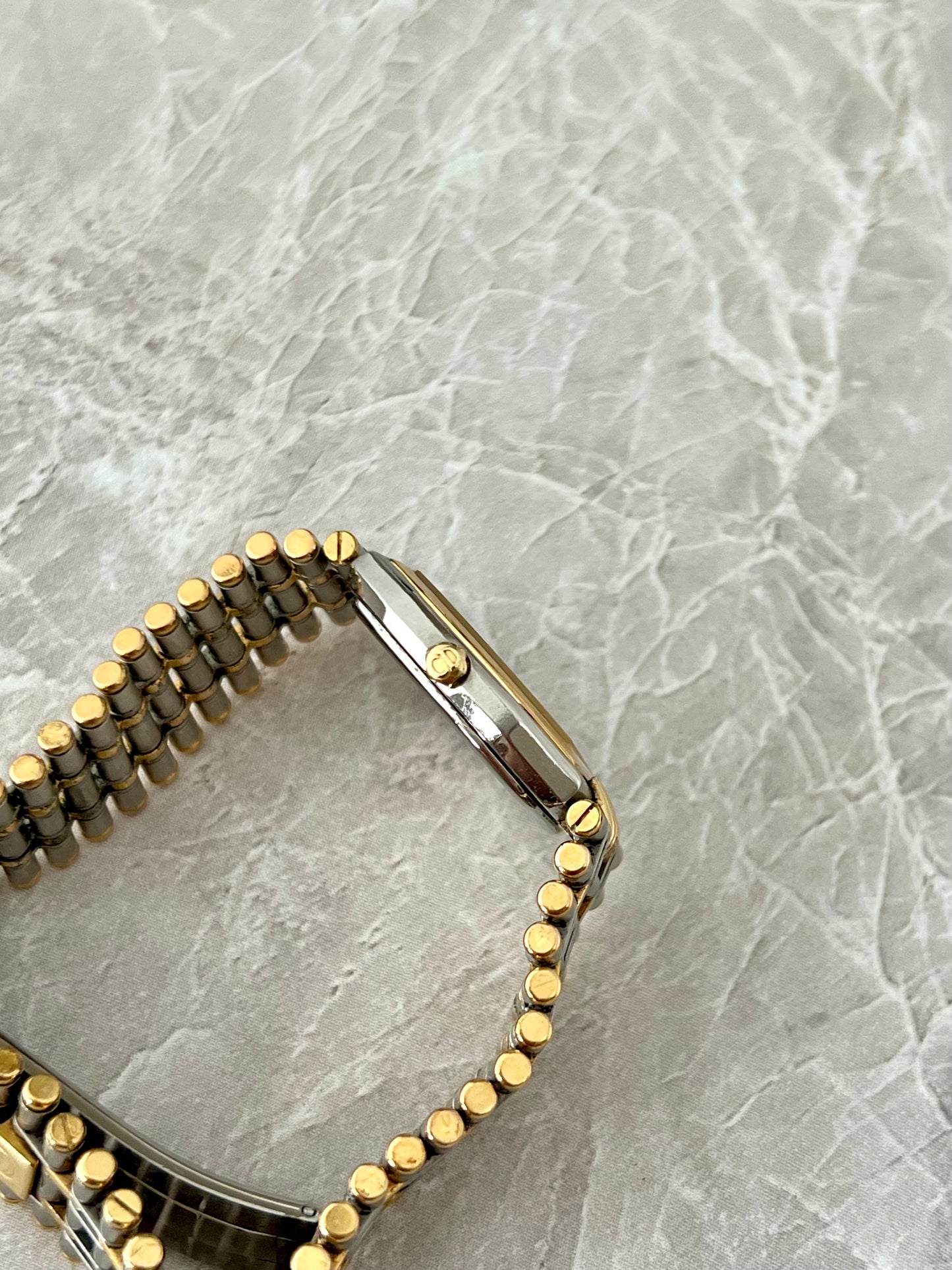 Christian Dior Tonneau Two Tone Roller Bracelet Women’s Watch