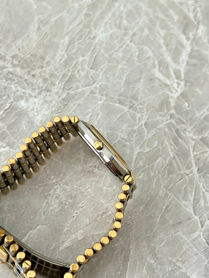 Christian Dior Tonneau Two Tone Roller Bracelet Women’s Watch