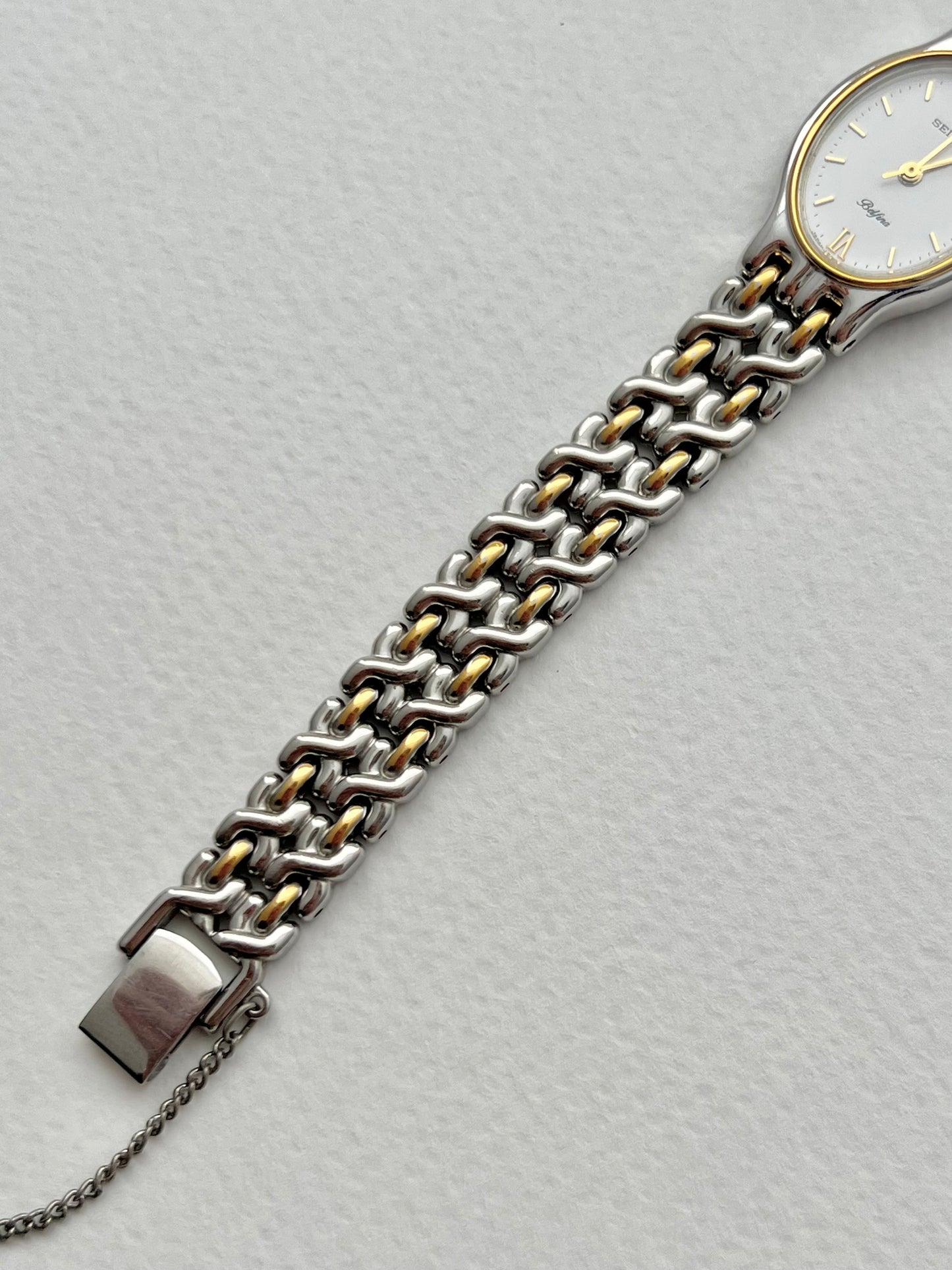 Seiko Belfina Two Tone Bracelet Style Women’s Watch