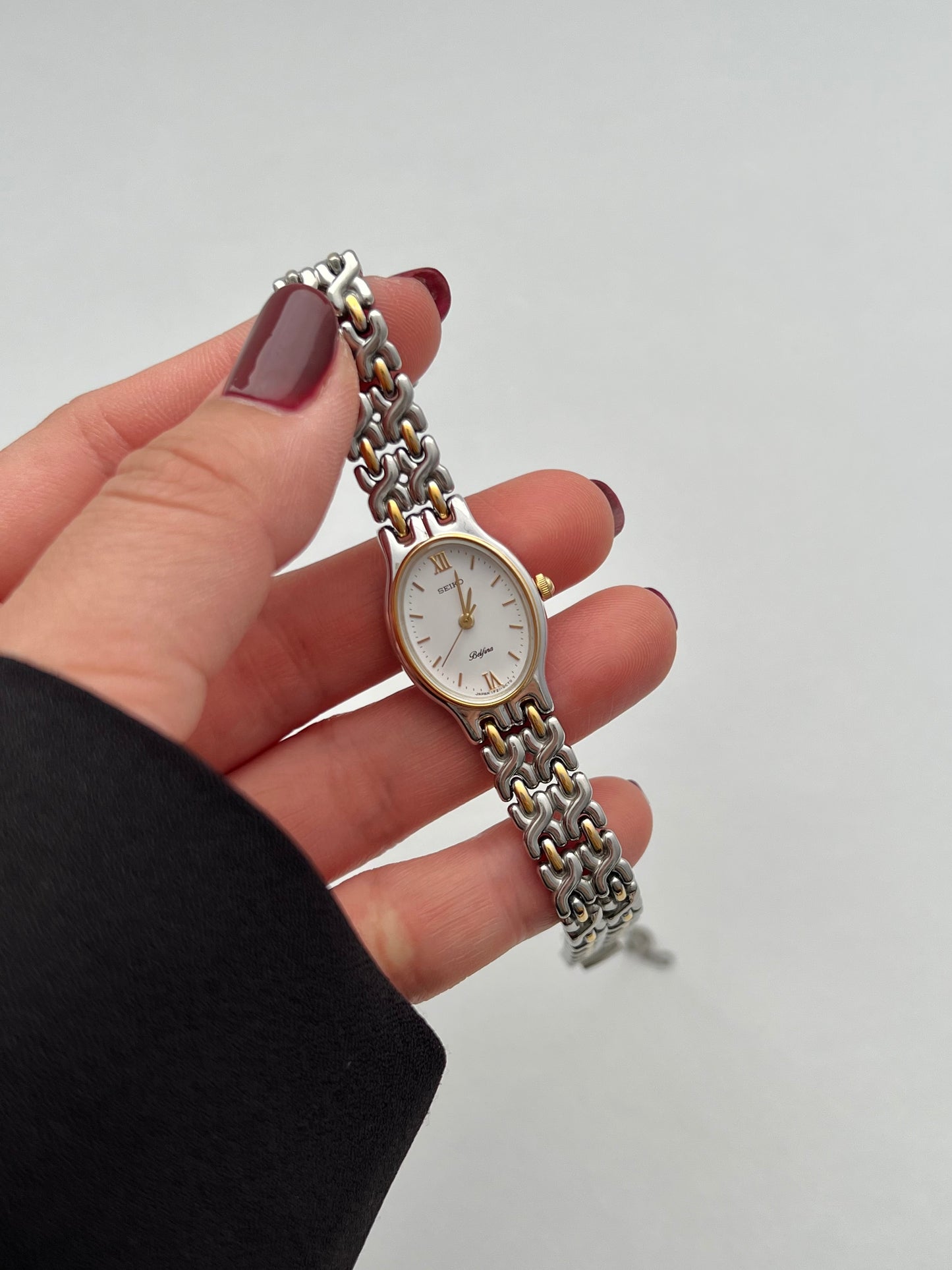 Seiko Belfina Two Tone Bracelet Style Women’s Watch