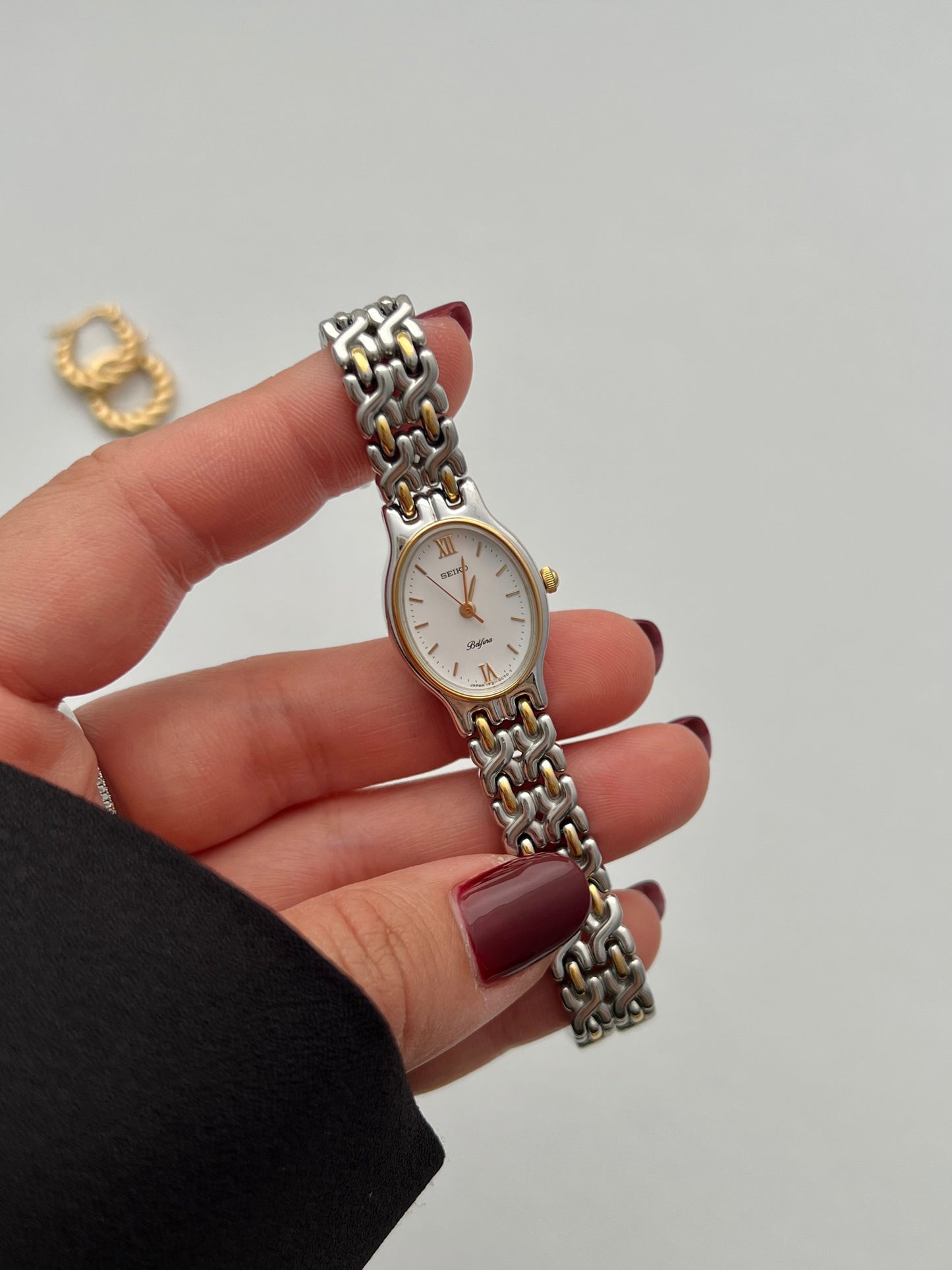 Seiko Belfina Two Tone Bracelet Style Women’s Watch