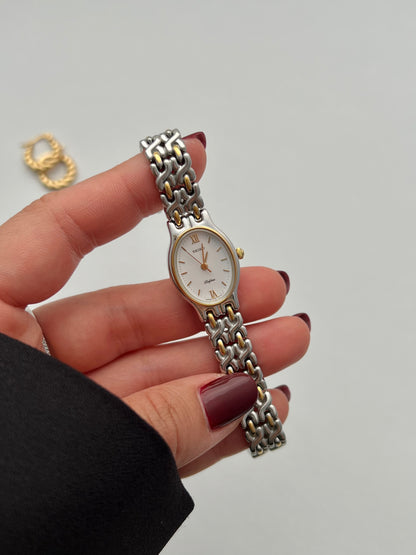 Seiko Belfina Two Tone Bracelet Style Women’s Watch