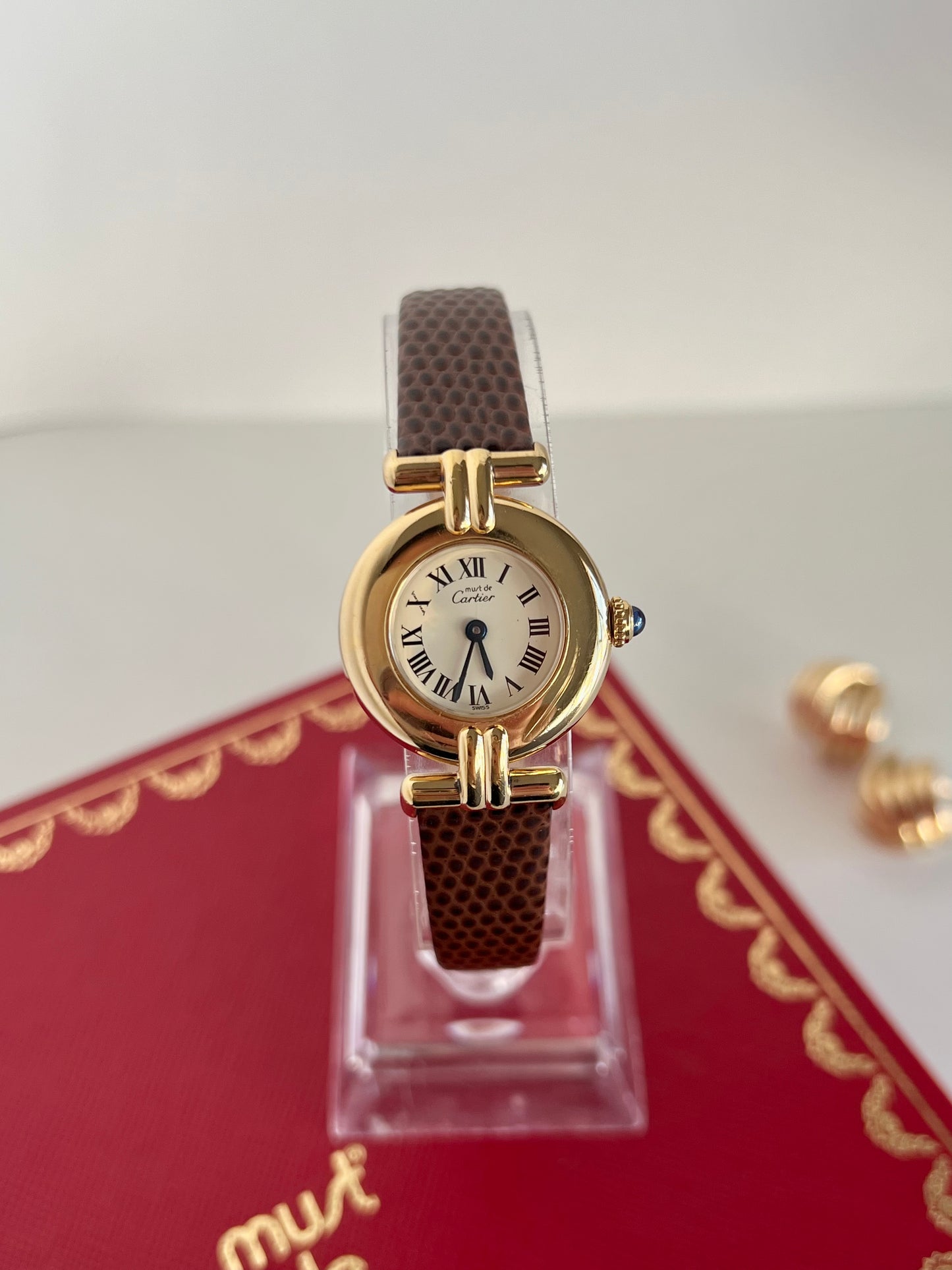 Must de Cartier Colisee Roman Dial Womens Watch