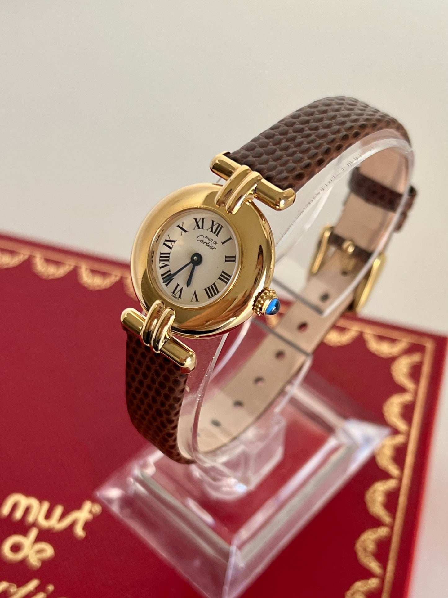 Must de Cartier Colisee Roman Dial Womens Watch