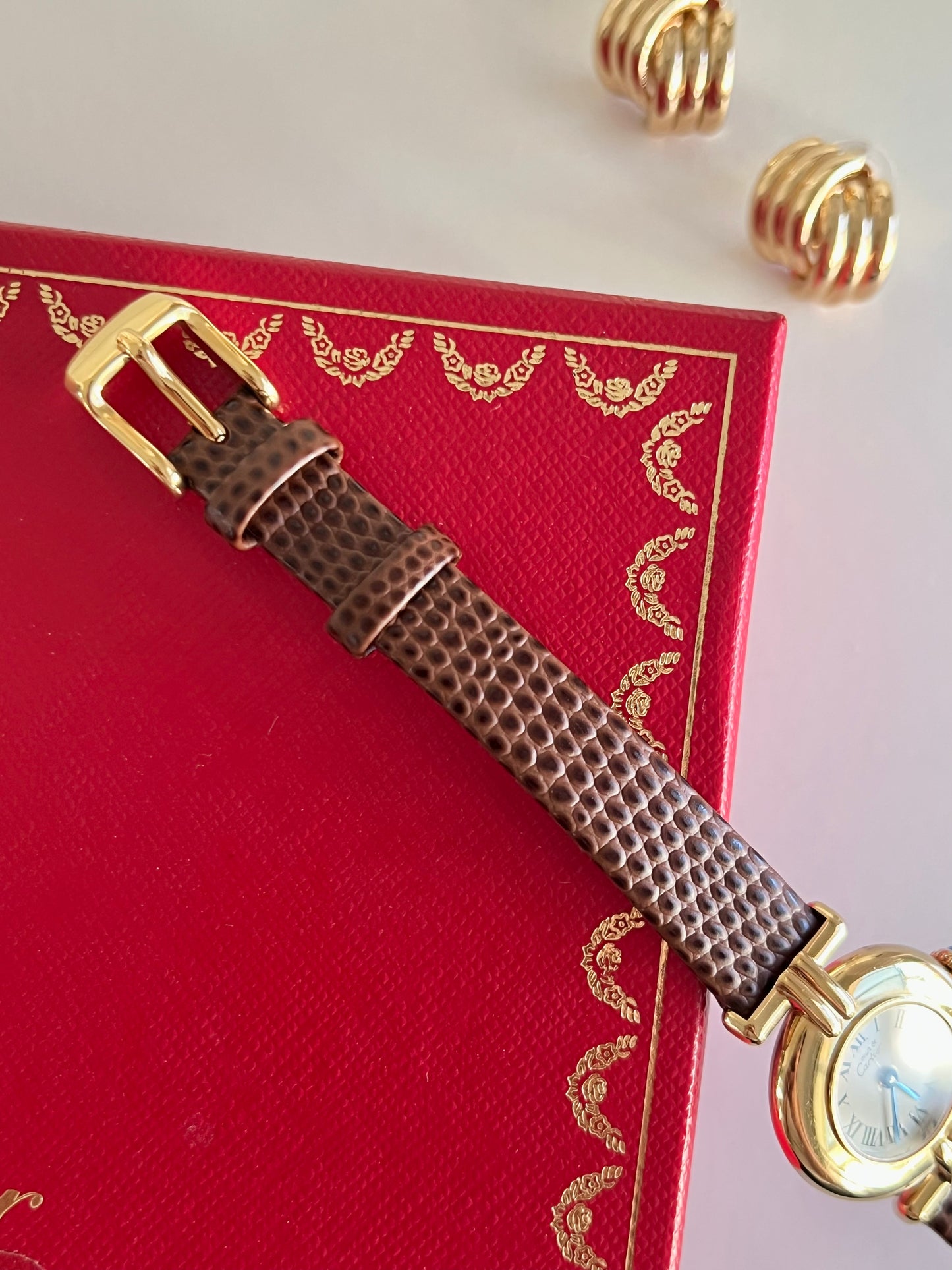 Must de Cartier Colisee Roman Dial Womens Watch