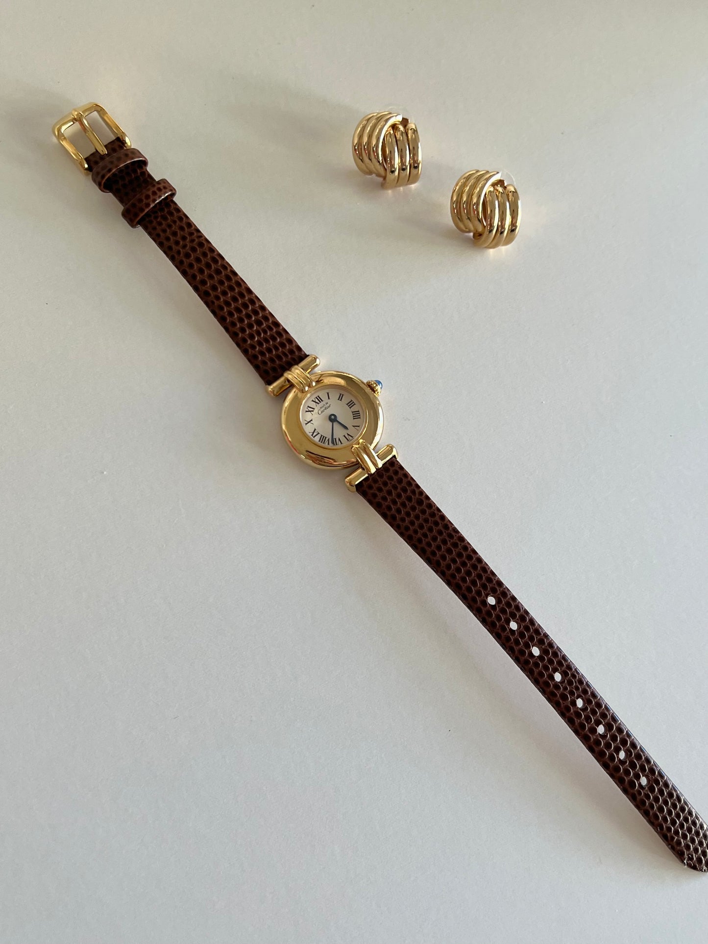 Must de Cartier Colisee Roman Dial Womens Watch