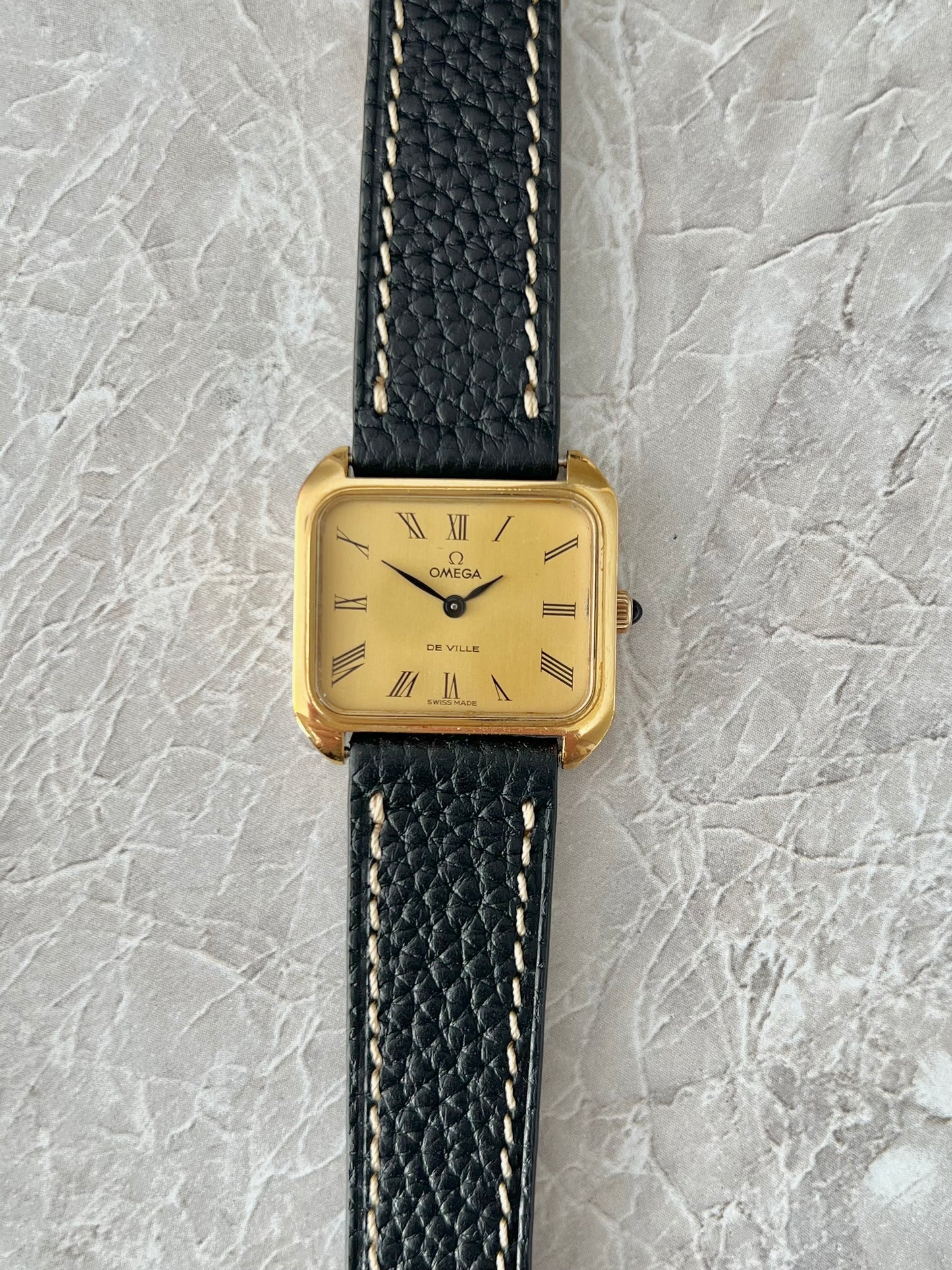 Omega De Ville Square Roman Dial Watch