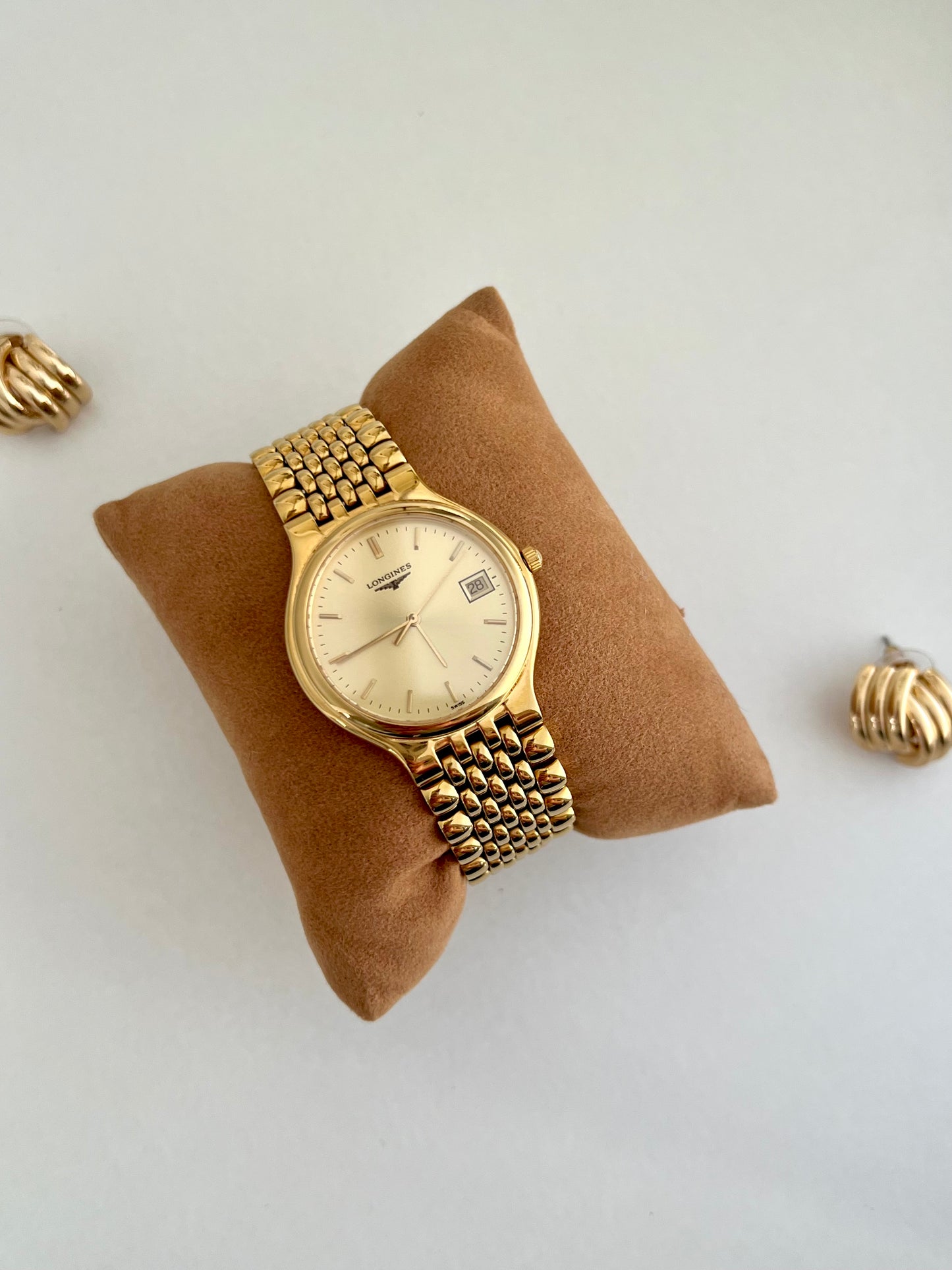 Longines Flagship Round Unisex Watch with Date Window