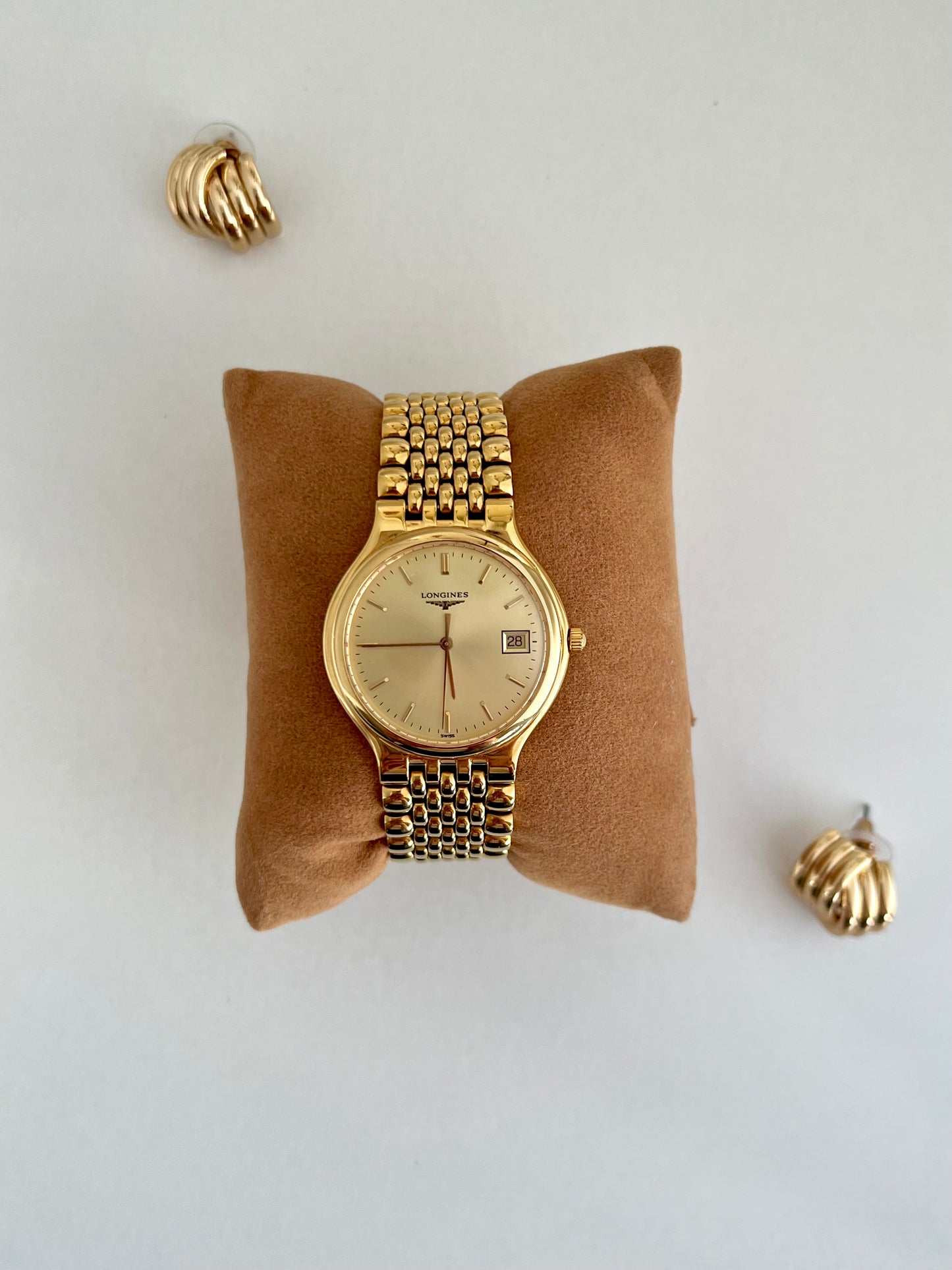 Longines Flagship Round Unisex Watch with Date Window