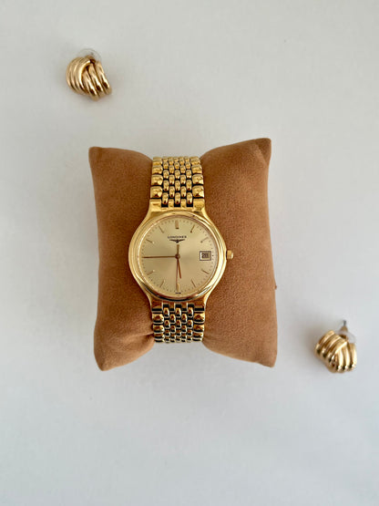 Longines Flagship Round Unisex Watch with Date Window