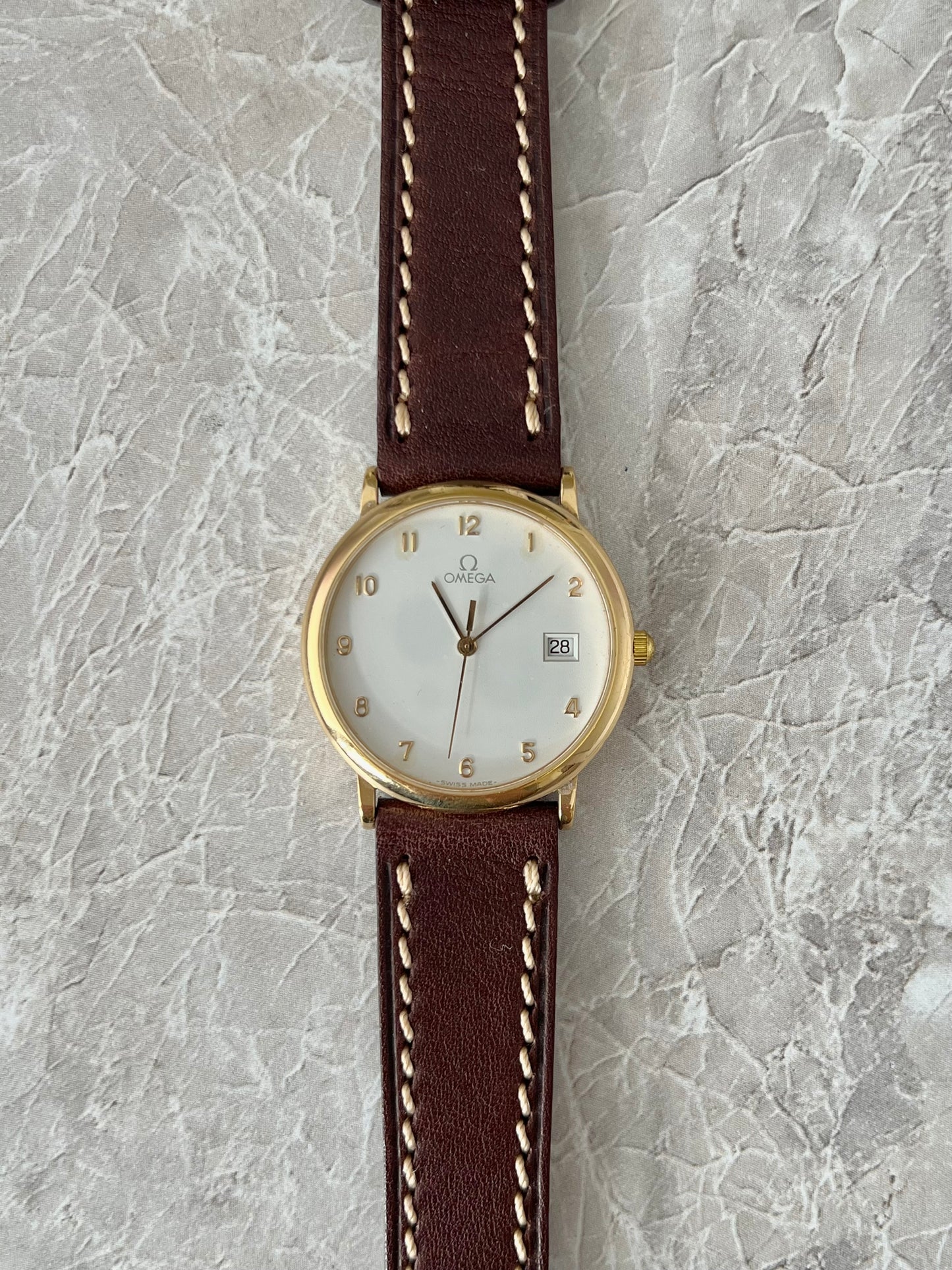 Omega De Ville White Dial Watch
