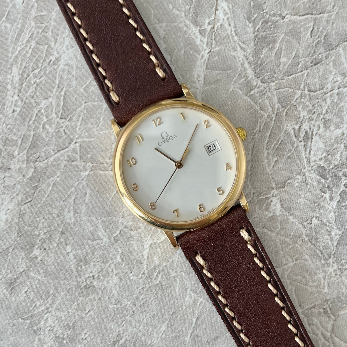 Omega De Ville White Dial Watch