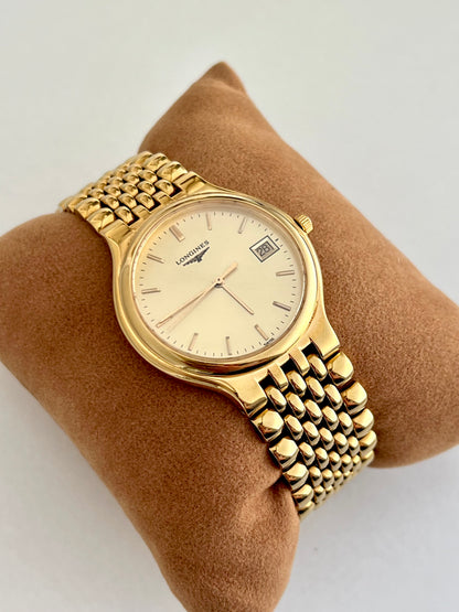 Longines Flagship Round Unisex Watch with Date Window