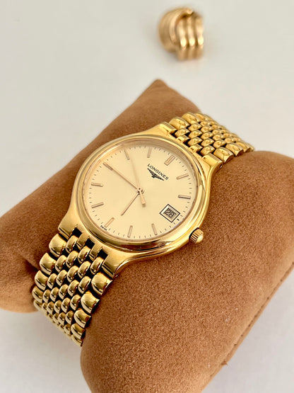 Longines Flagship Round Unisex Watch with Date Window