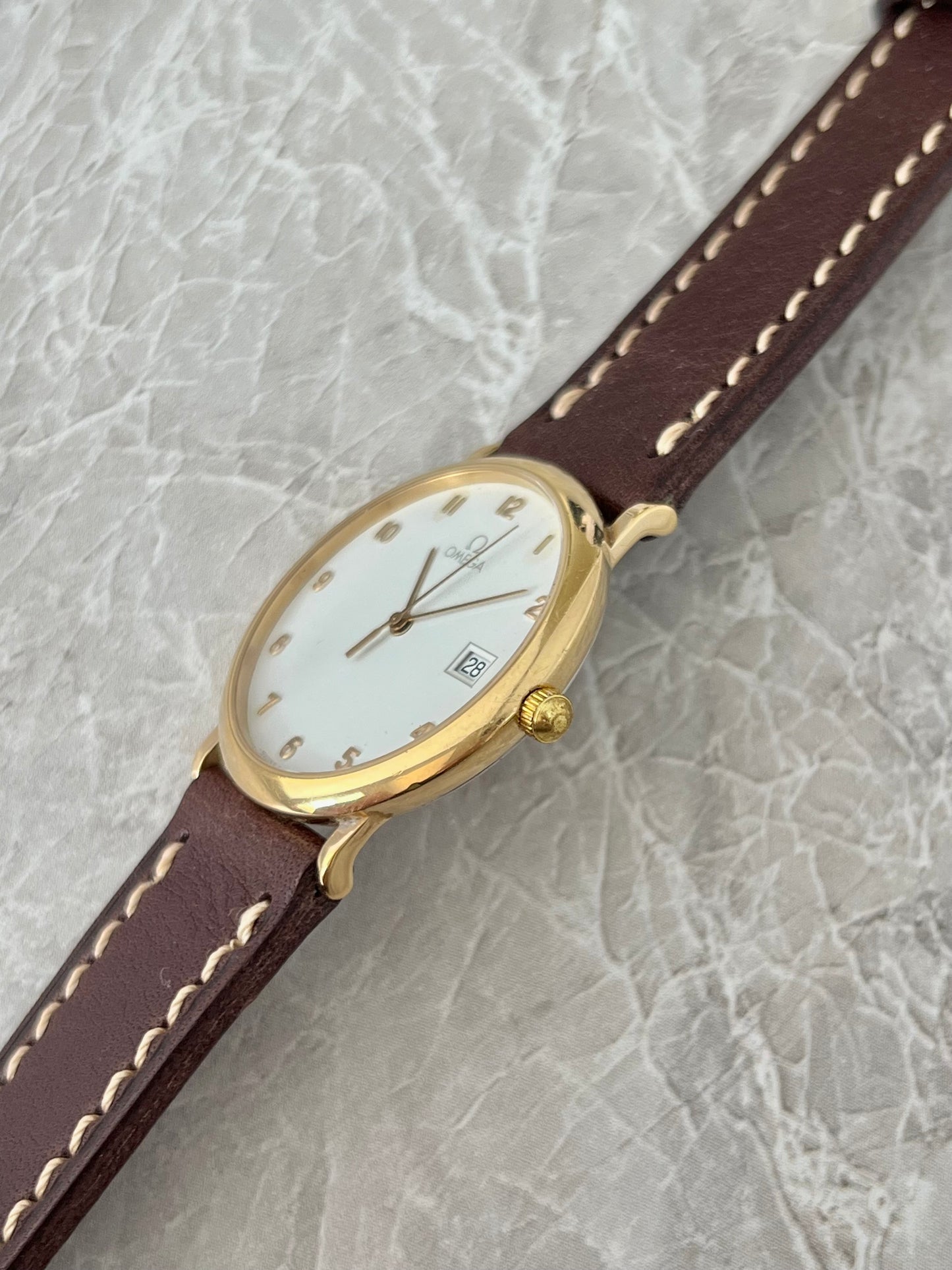 Omega De Ville White Dial Watch