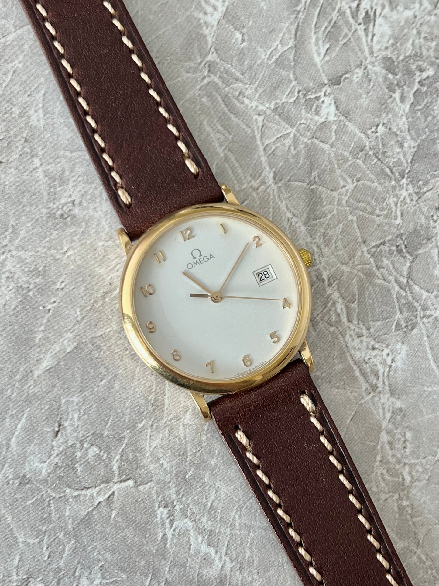 Omega De Ville White Dial Watch