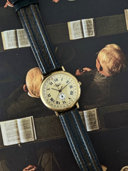 Longines Charleston Champagne Pointer Date Watch