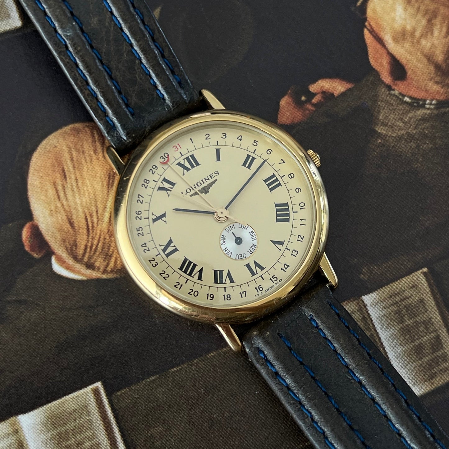 Longines Charleston Champagne Pointer Date Watch