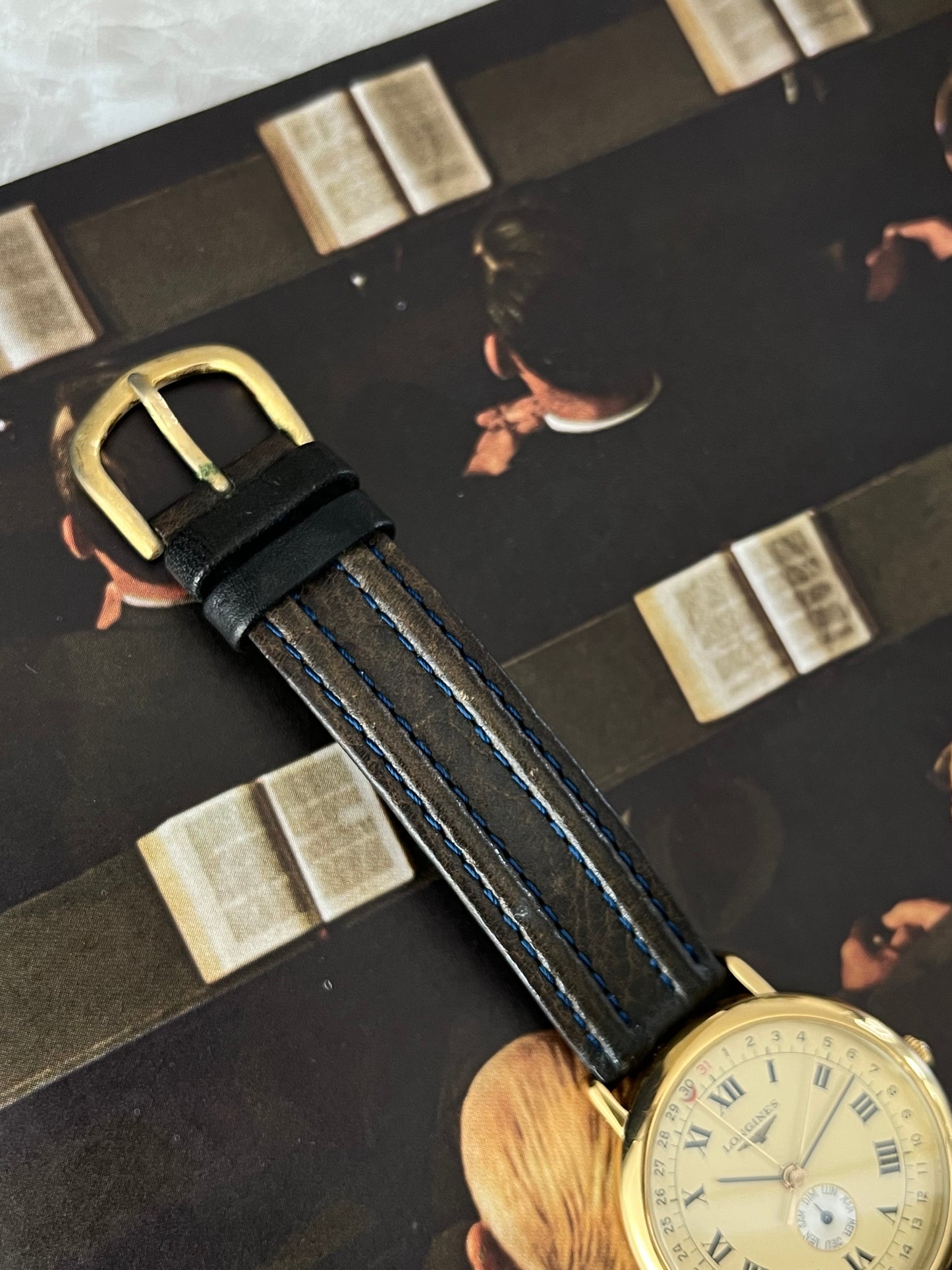 Longines Charleston Champagne Pointer Date Watch