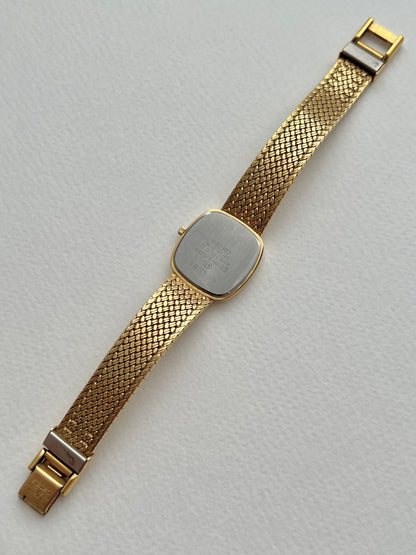 Seiko Exceline Gold Toned Woman's Watch with Diamond Set Crown