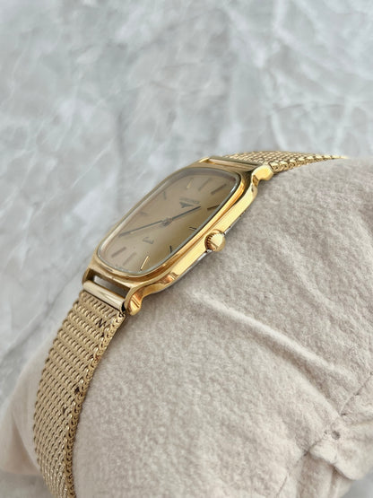 Longines Gold Tone Cushion Watch