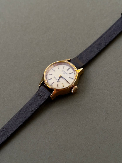 Longines Gold Toned Round Woman's Watch