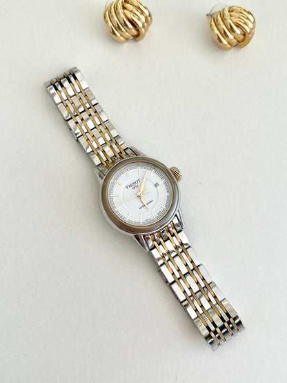 Tissot Carson Automatic Lady Two Tone Bracelet Watch