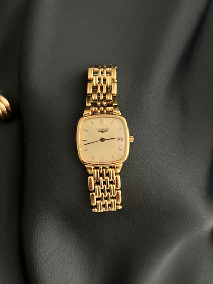 Longines Flagship Gold Rectangular Women’s Bracelet Watch