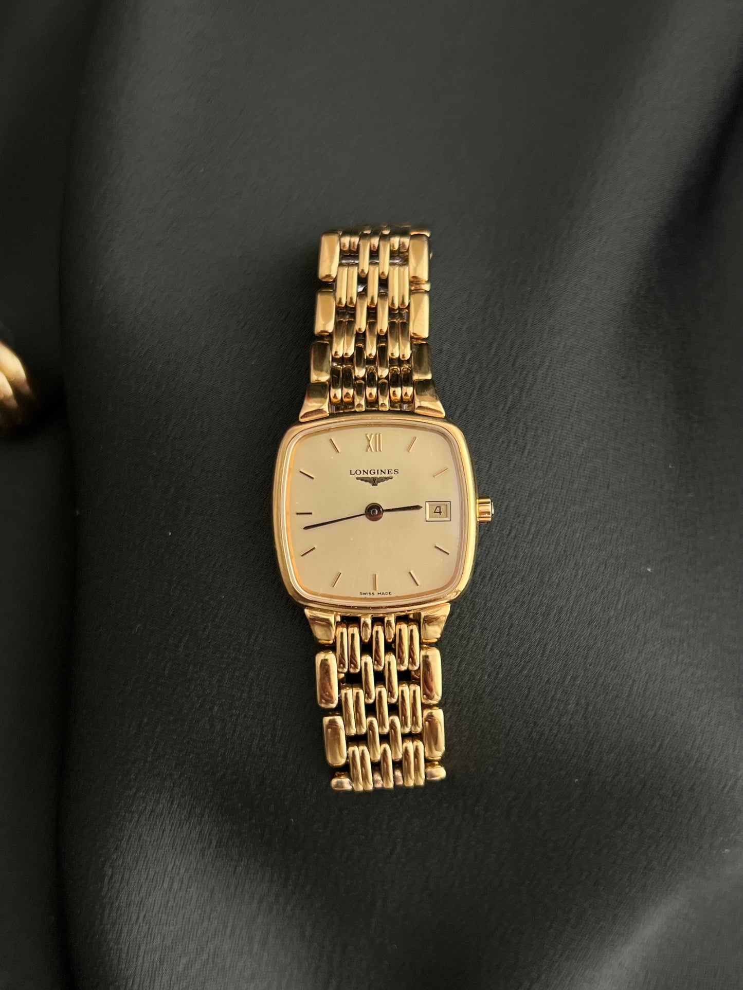 Longines Flagship Gold Rectangular Women’s Bracelet Watch