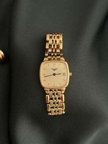 Longines Flagship Gold Rectangular Women’s Bracelet Watch